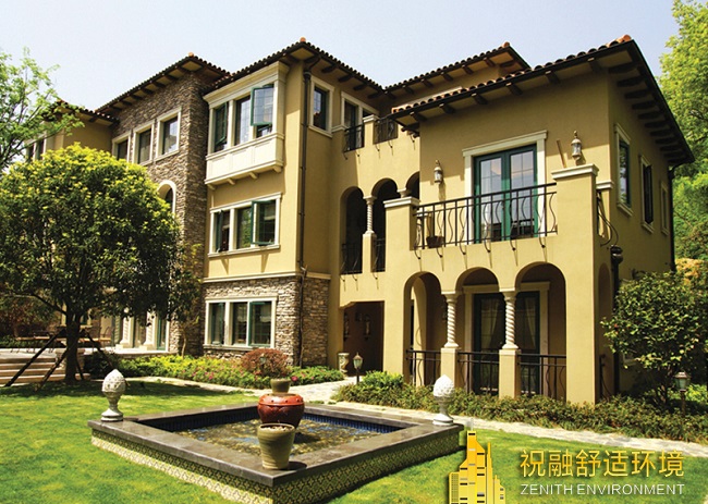 杭州香格里拉地源熱泵+地暖+生活熱水+新風+除濕 